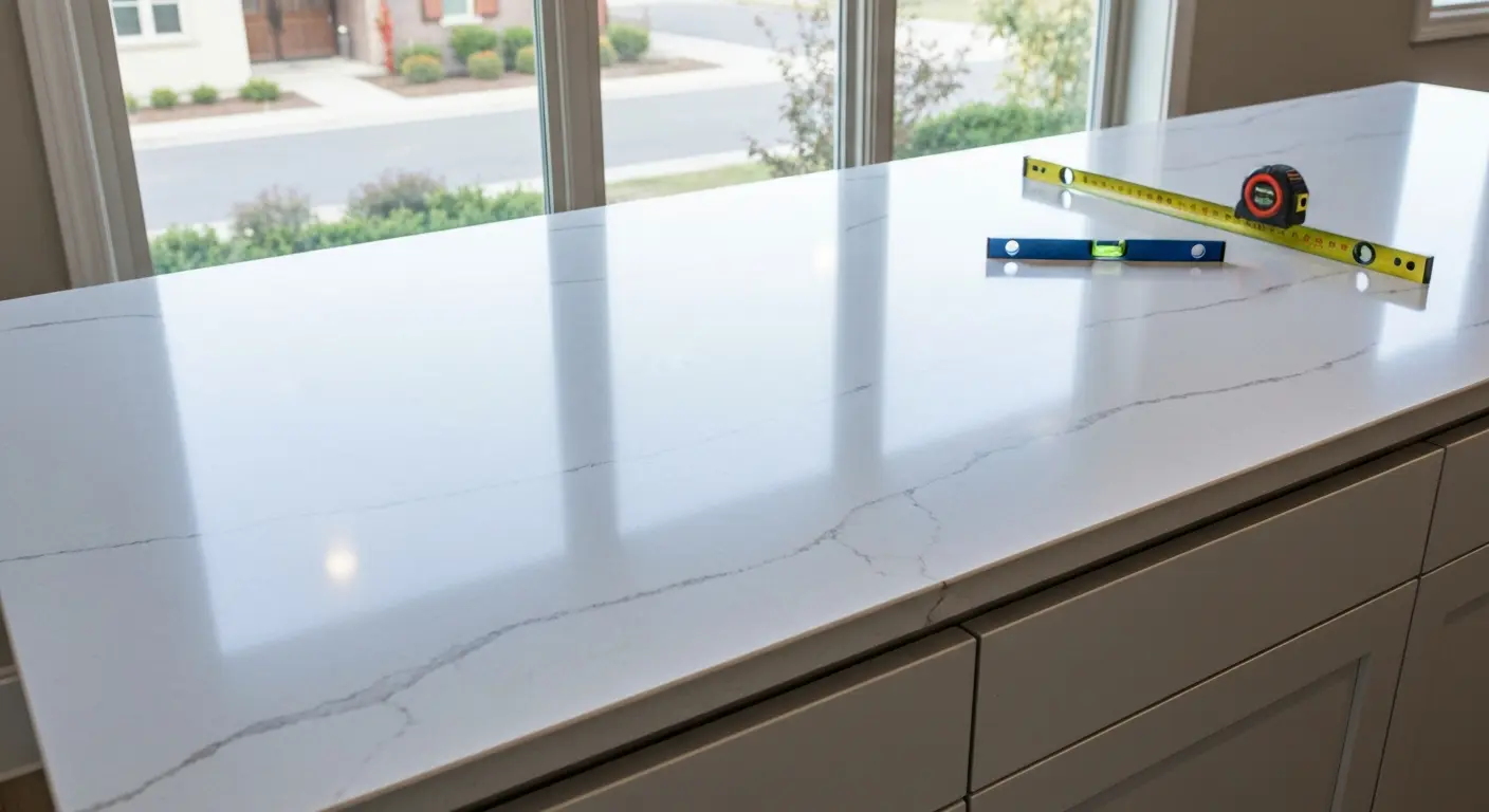 Kitchen countertop installation