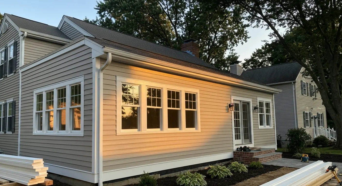 Home addition exterior