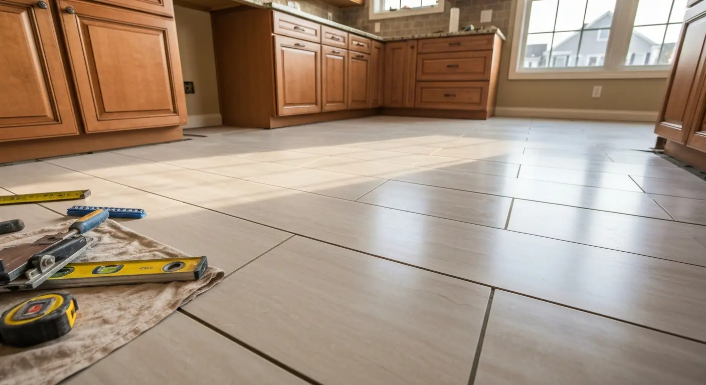 Tile flooring