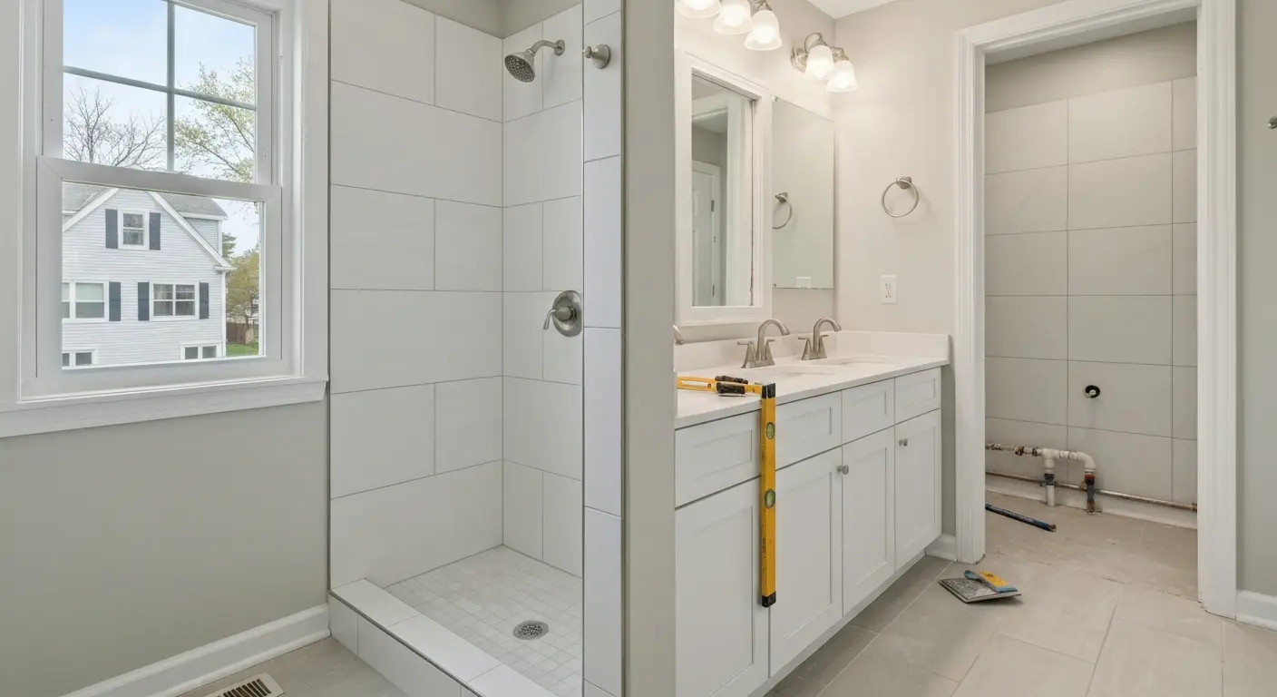 Bathroom renovation project