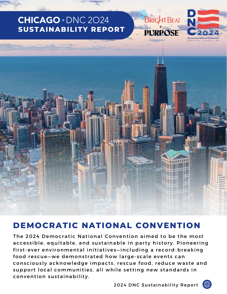 The 2024 DNC Sustainability Report  Sustainable Event Experts 