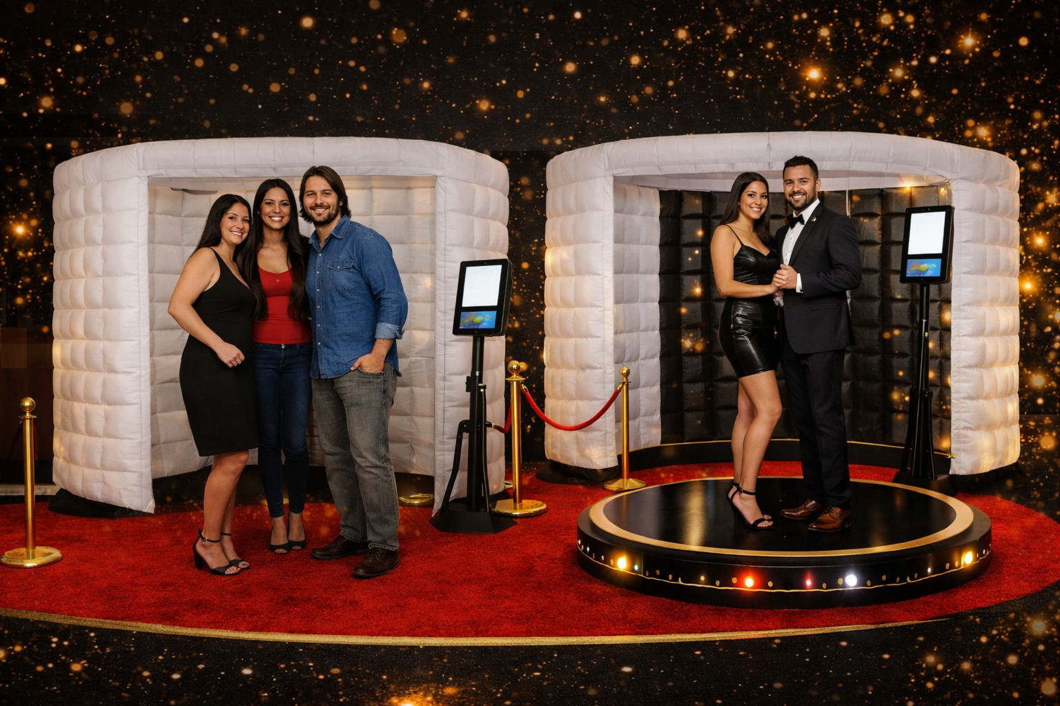 iPad and 360 Photobooth Bundle setup for an epic event in NC