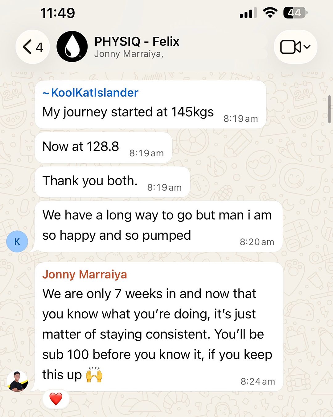PhysiqLab client result 6