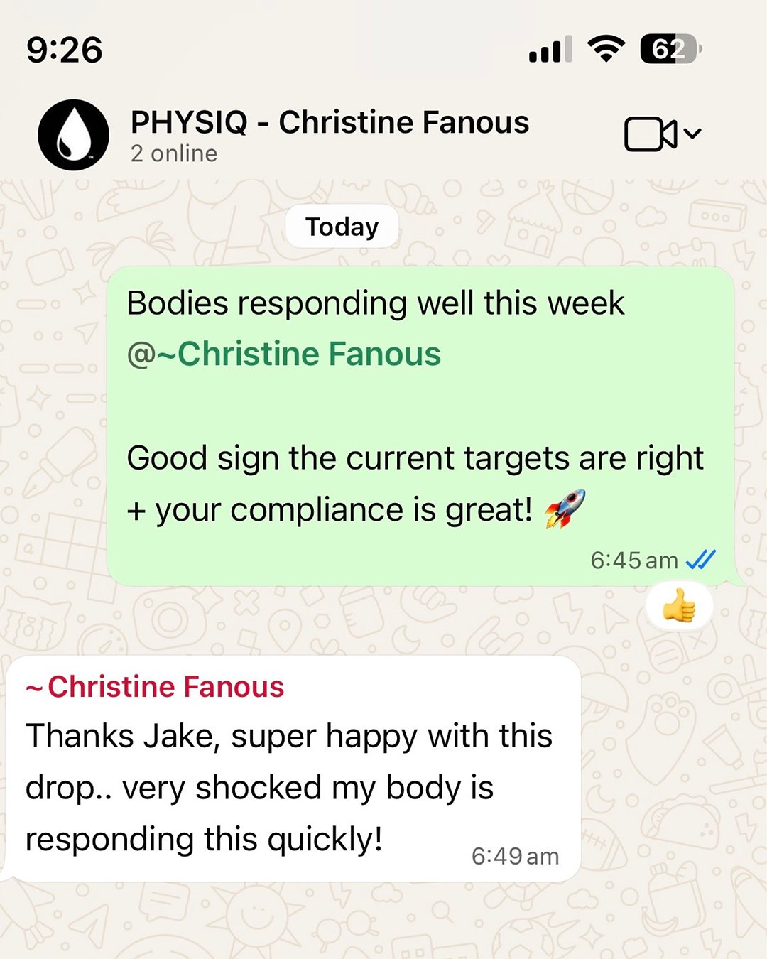 PhysiqLab client result 5