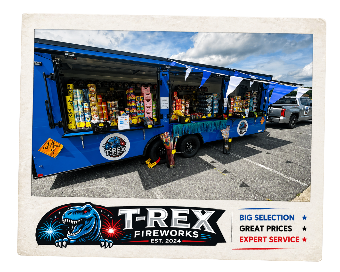 T-Rex Fireworks community