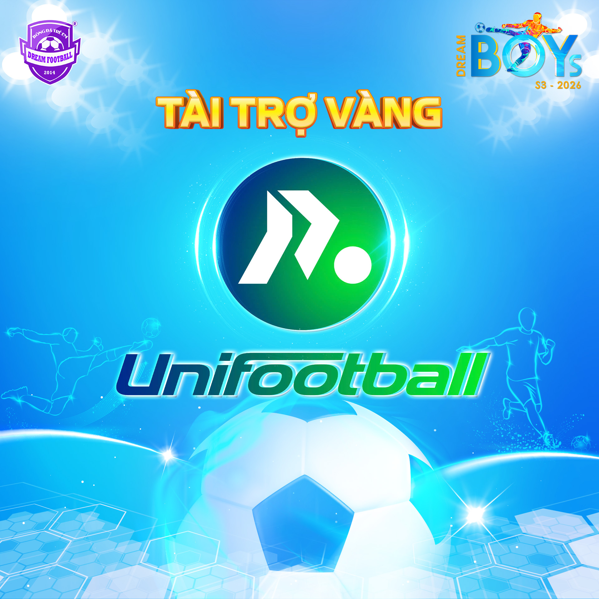 Unifootball nhà tài trợ vàng 