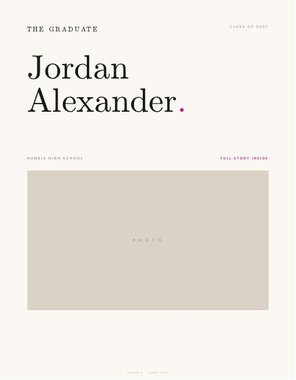 Graduation cover design