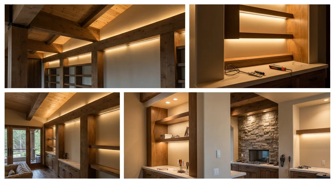 Interior LED lighting installation