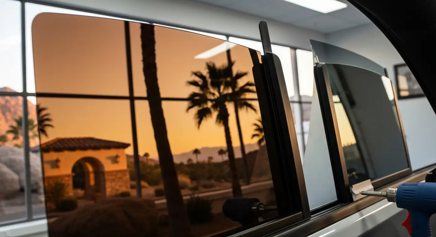 Vehicle window tinting