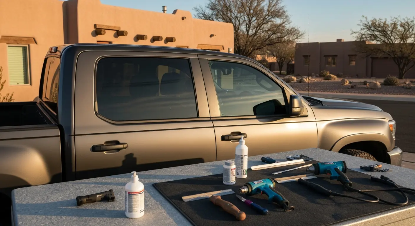 Carbon tint application