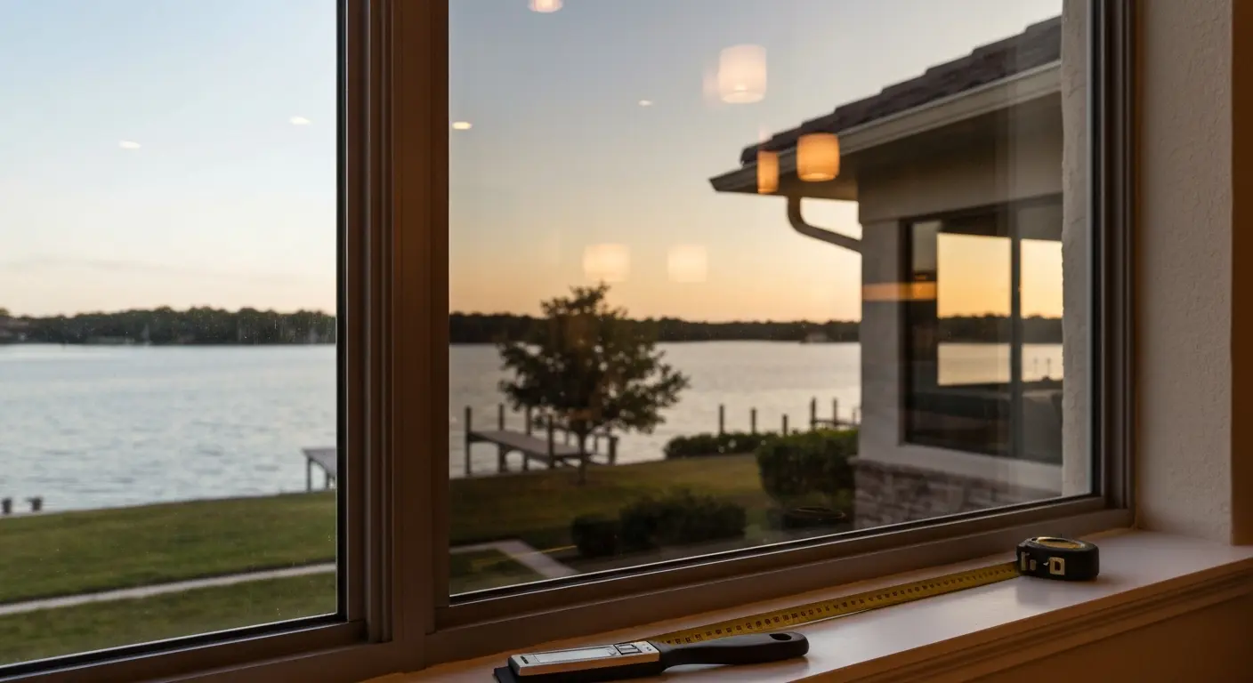 Residential window tinting Lakeland Village home