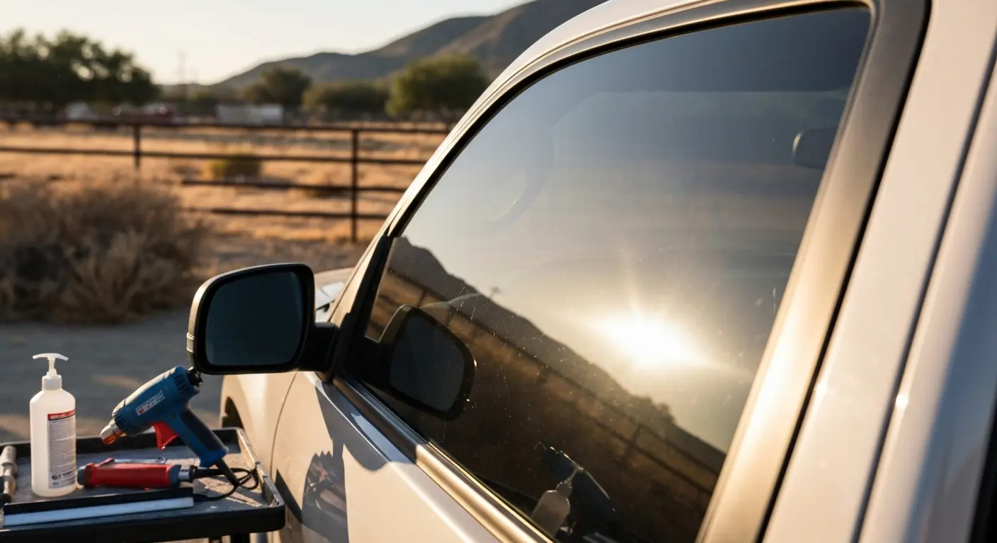 Carbon tint installation