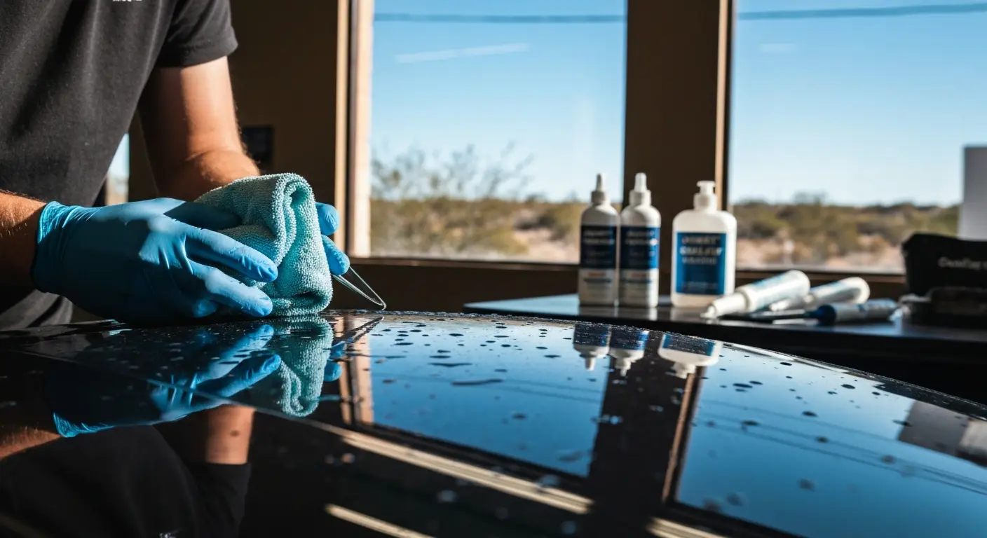 Ceramic coating maintenance service