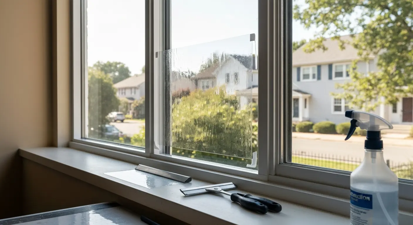 Window film installation process