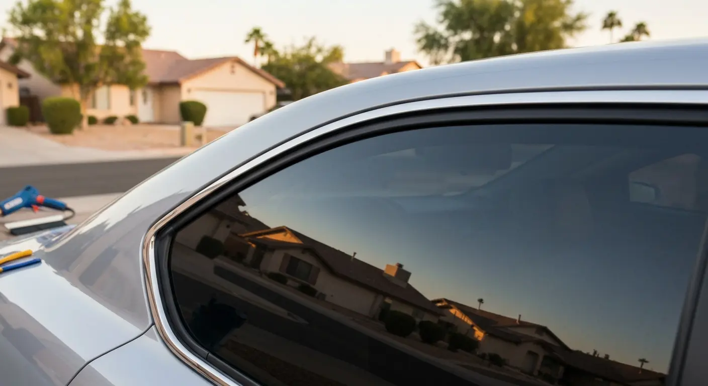Carbon tint on sedan
