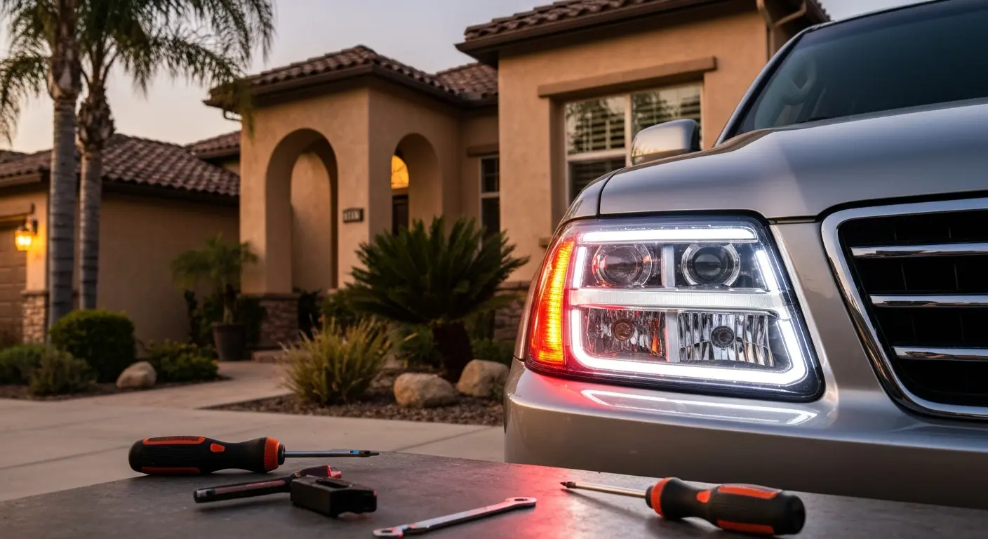 Exterior LED lighting upgrade