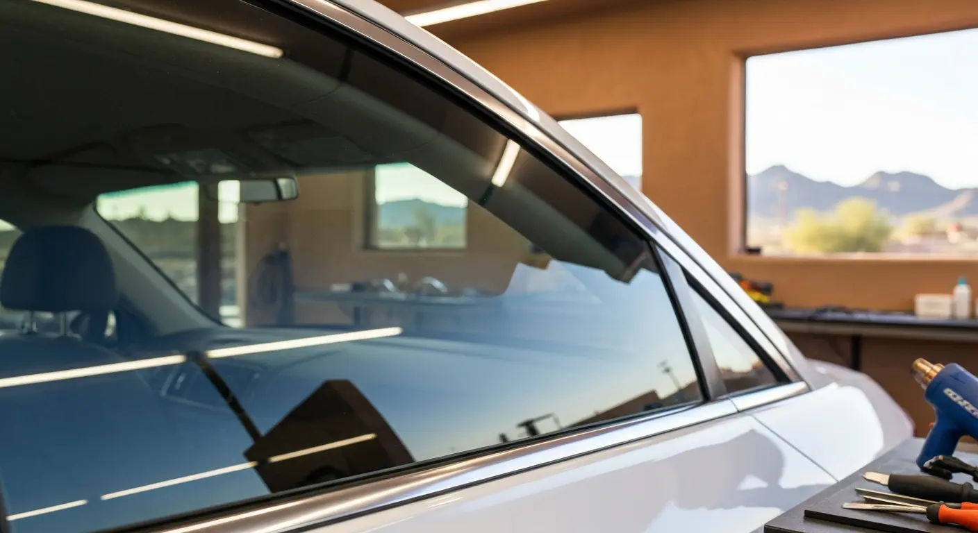 Ceramic window tint installation