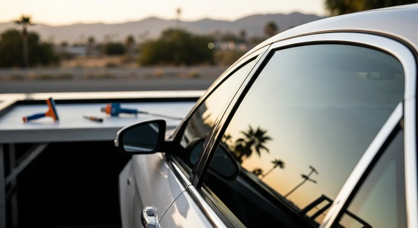 Carbon window tint installation