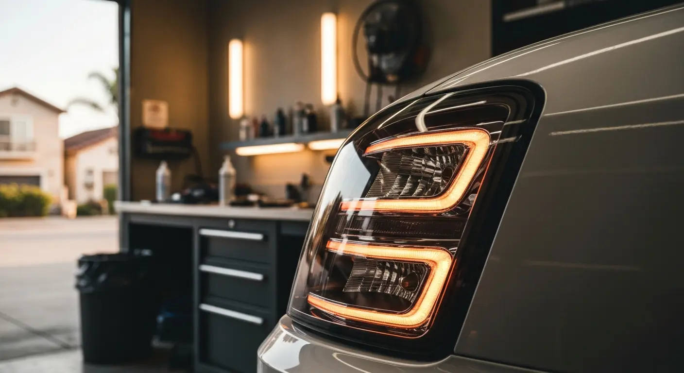 Tail light and headlight tinting