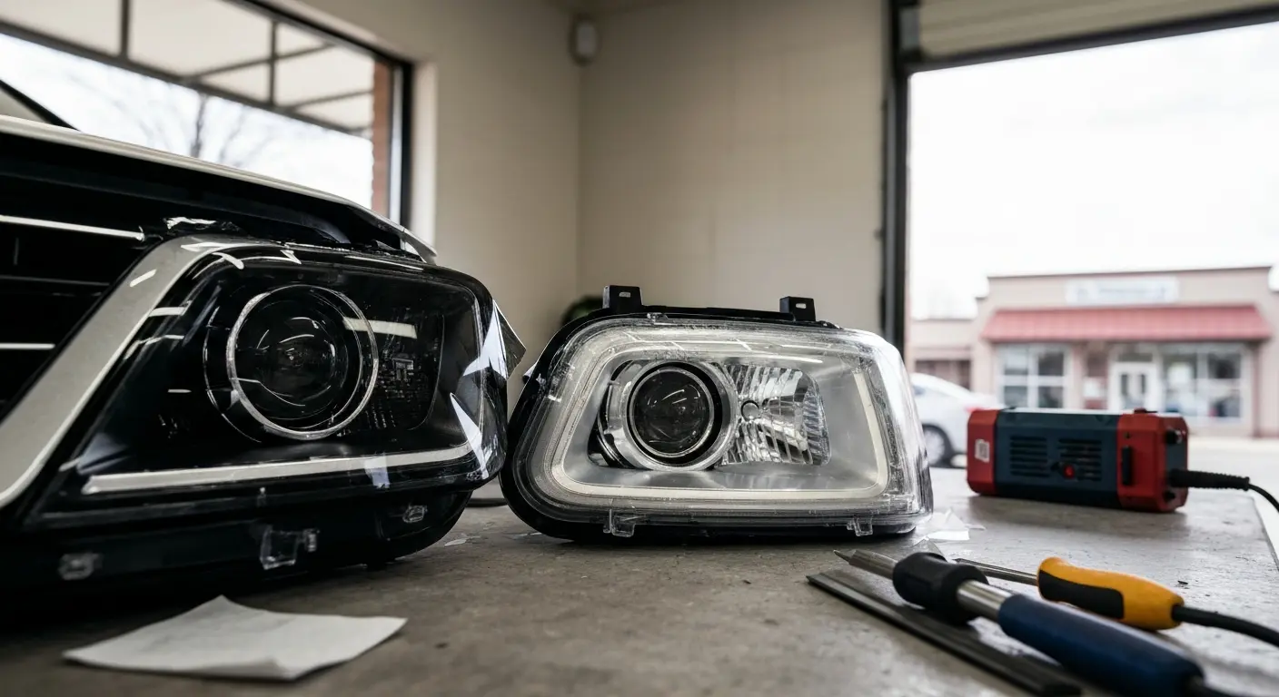 Headlight and taillight tinting