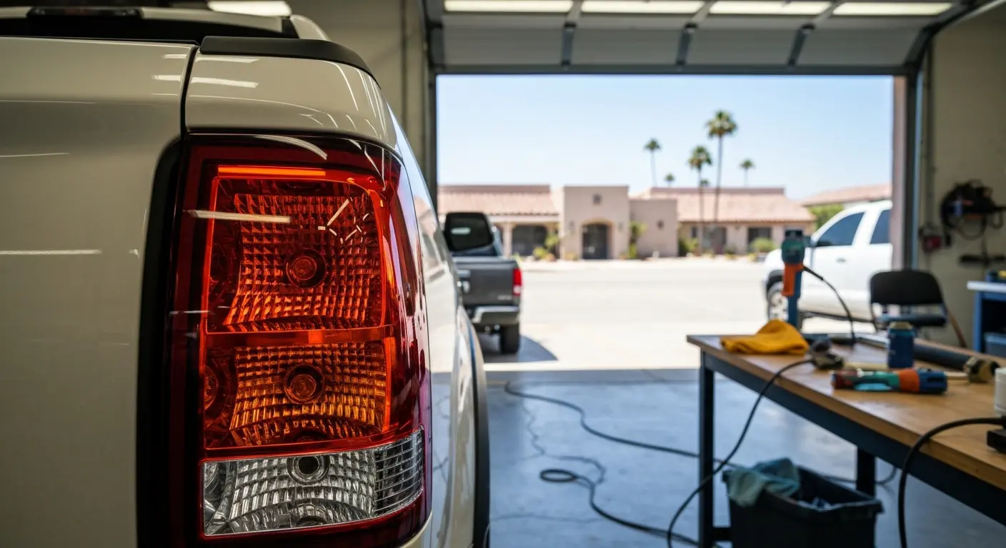 Tail light tinting services