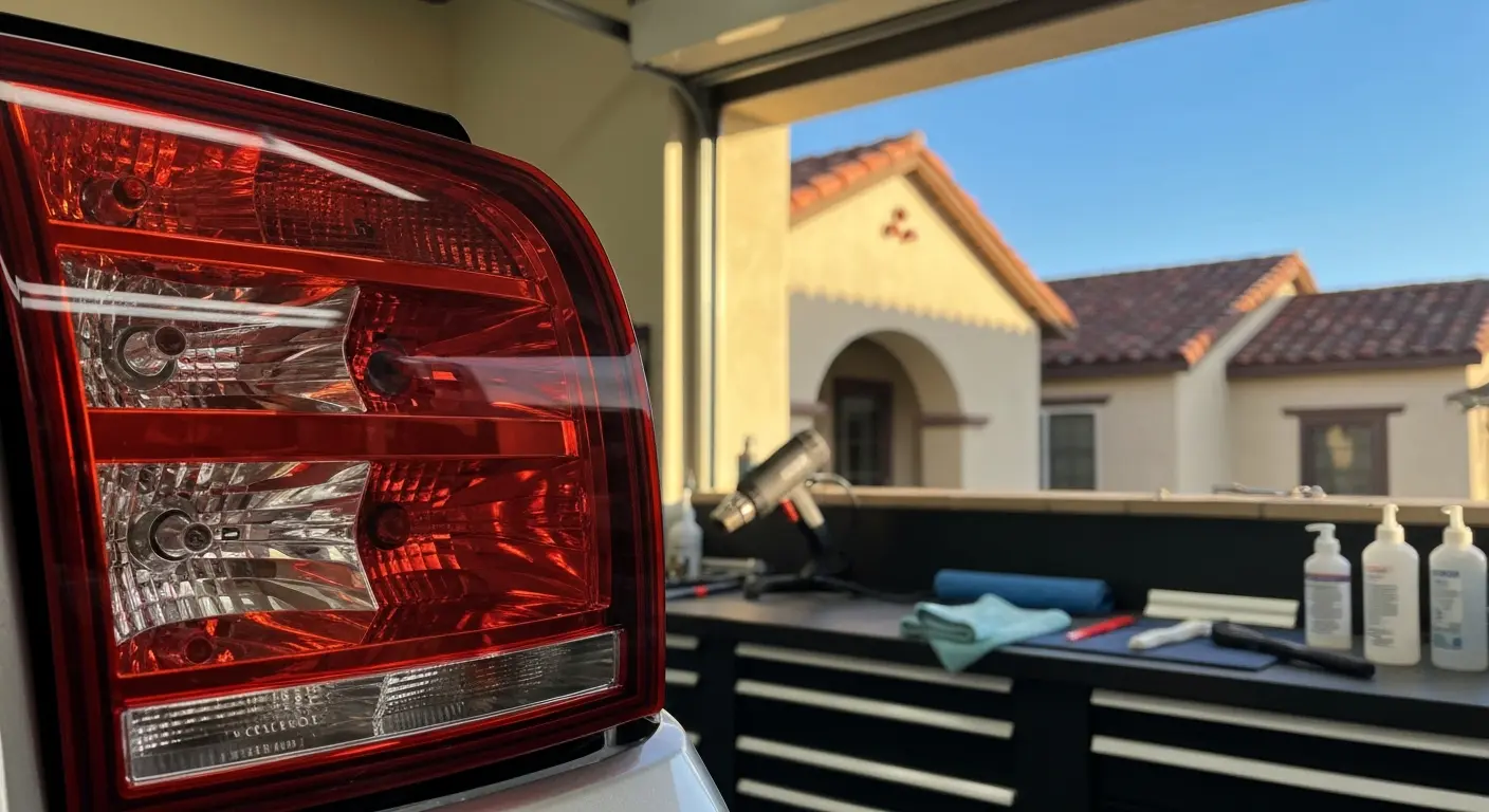 Tail light tinting service