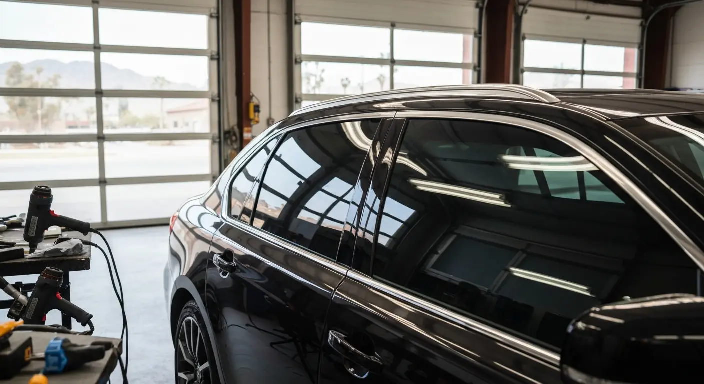 Carbon film tint protection