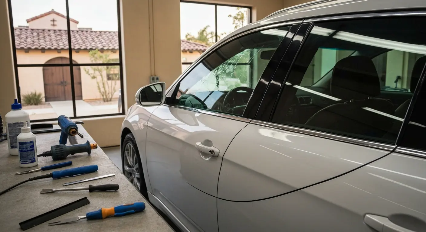 Automotive window tinting