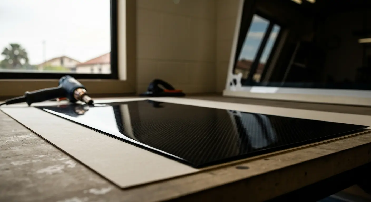 Carbon window tint film