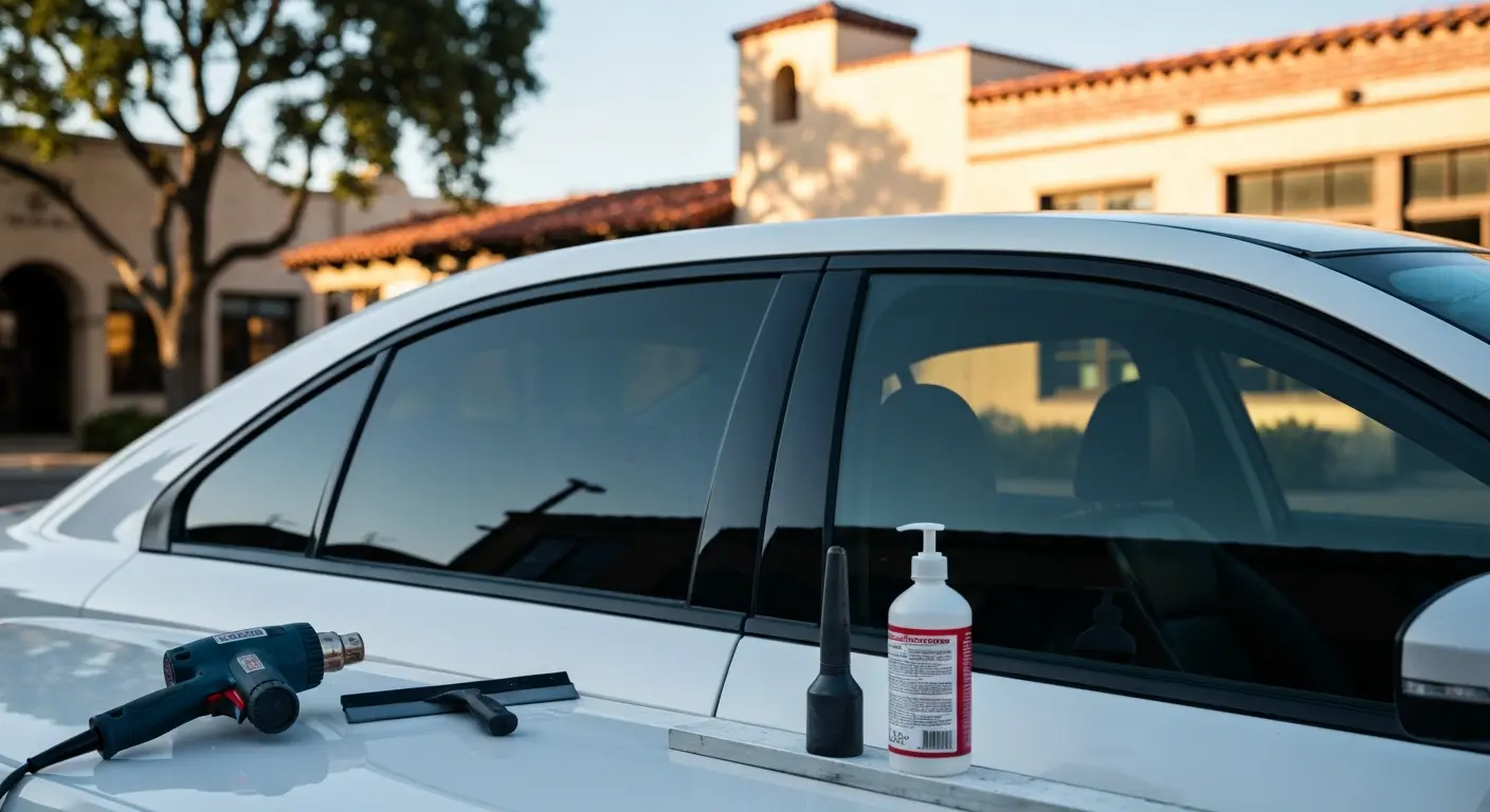 Ceramic window tint installation