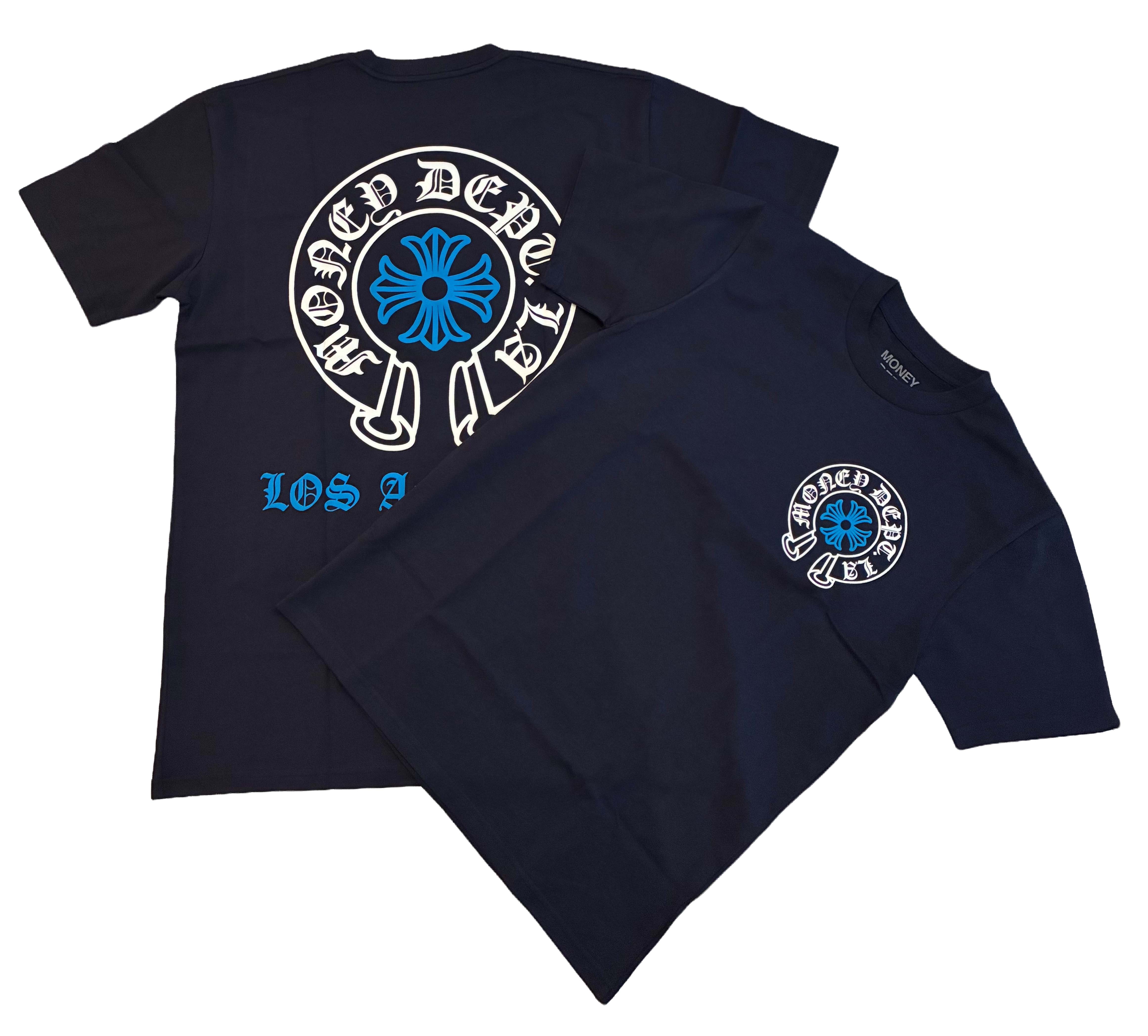 Money Dept Blue Chrome T-Shirt