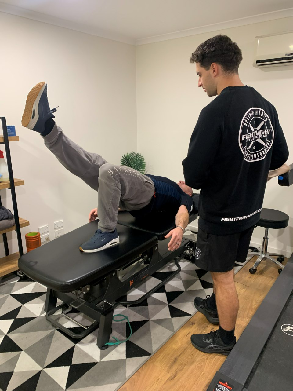 Back pain assessment at Fighting Fit Physiotherapy