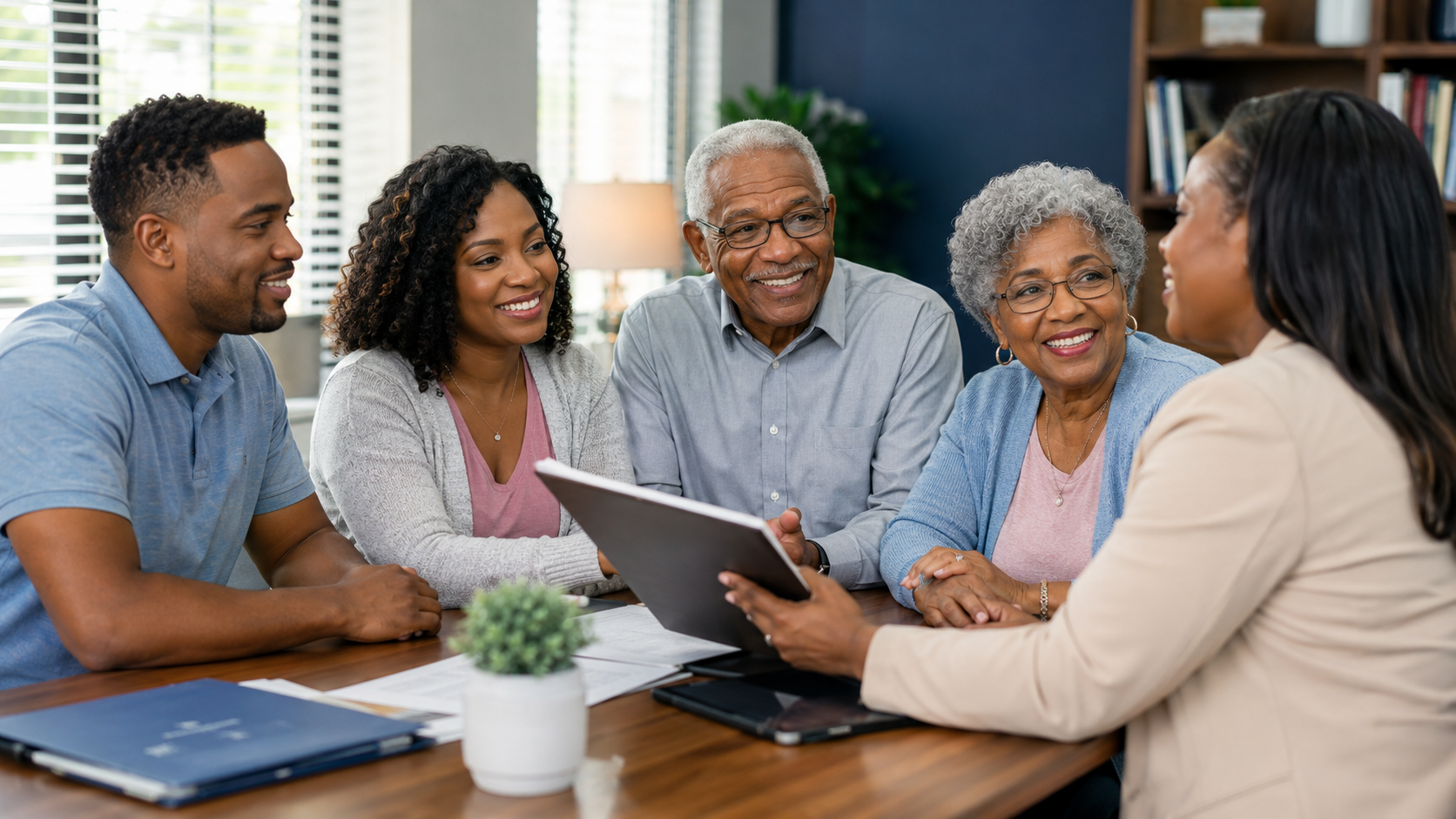 Horn Lake Mississippi family comparing Burial Insurance and Term Life Insurance with a trusted advisor