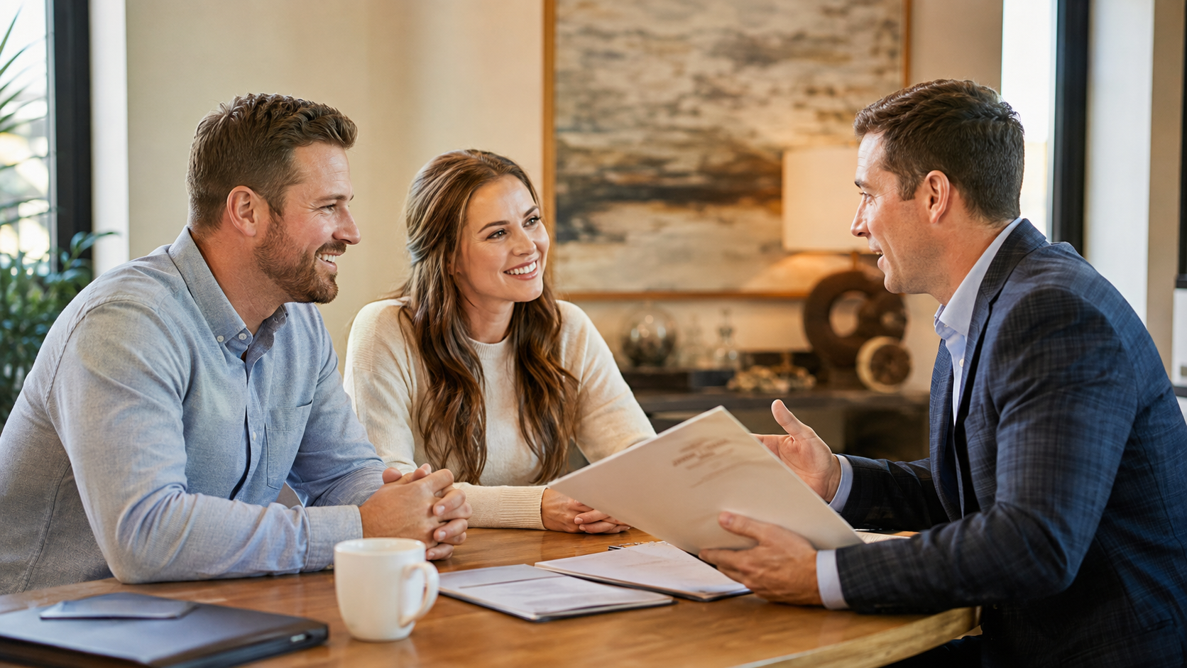 Olive Branch Mississippi couple comparing affordable Term Life Insurance options for a tobacco user