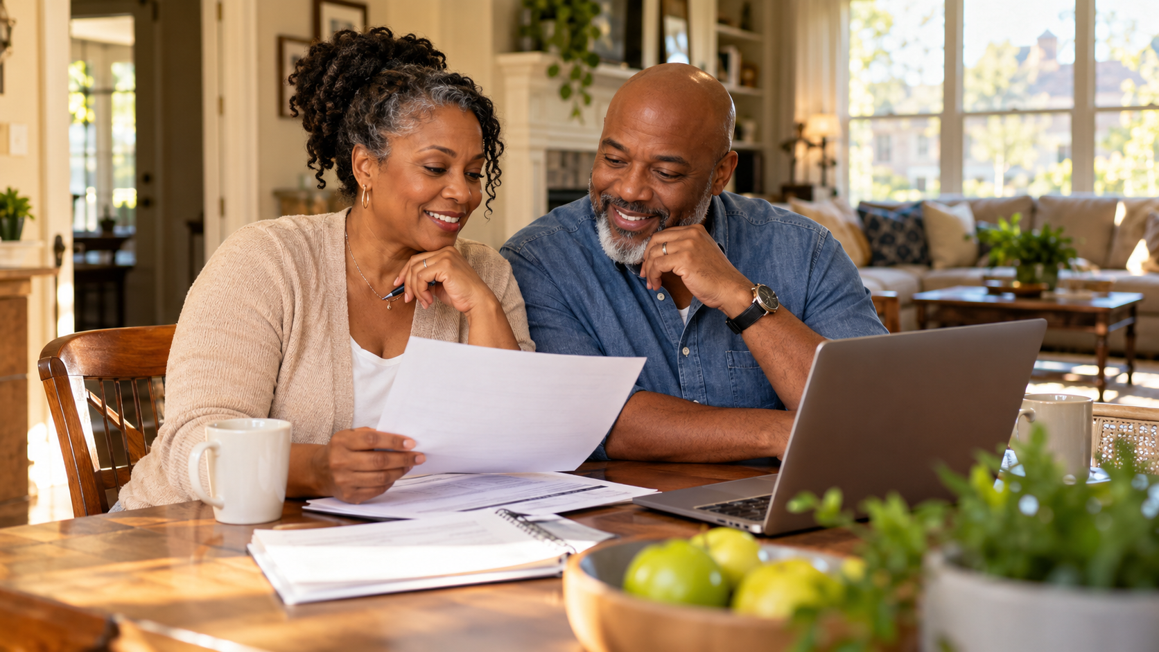 Bartlett Tennessee couple comparing Term Life Insurance after becoming tobacco-free