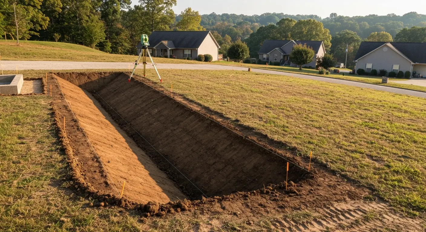 Site grading and preparation