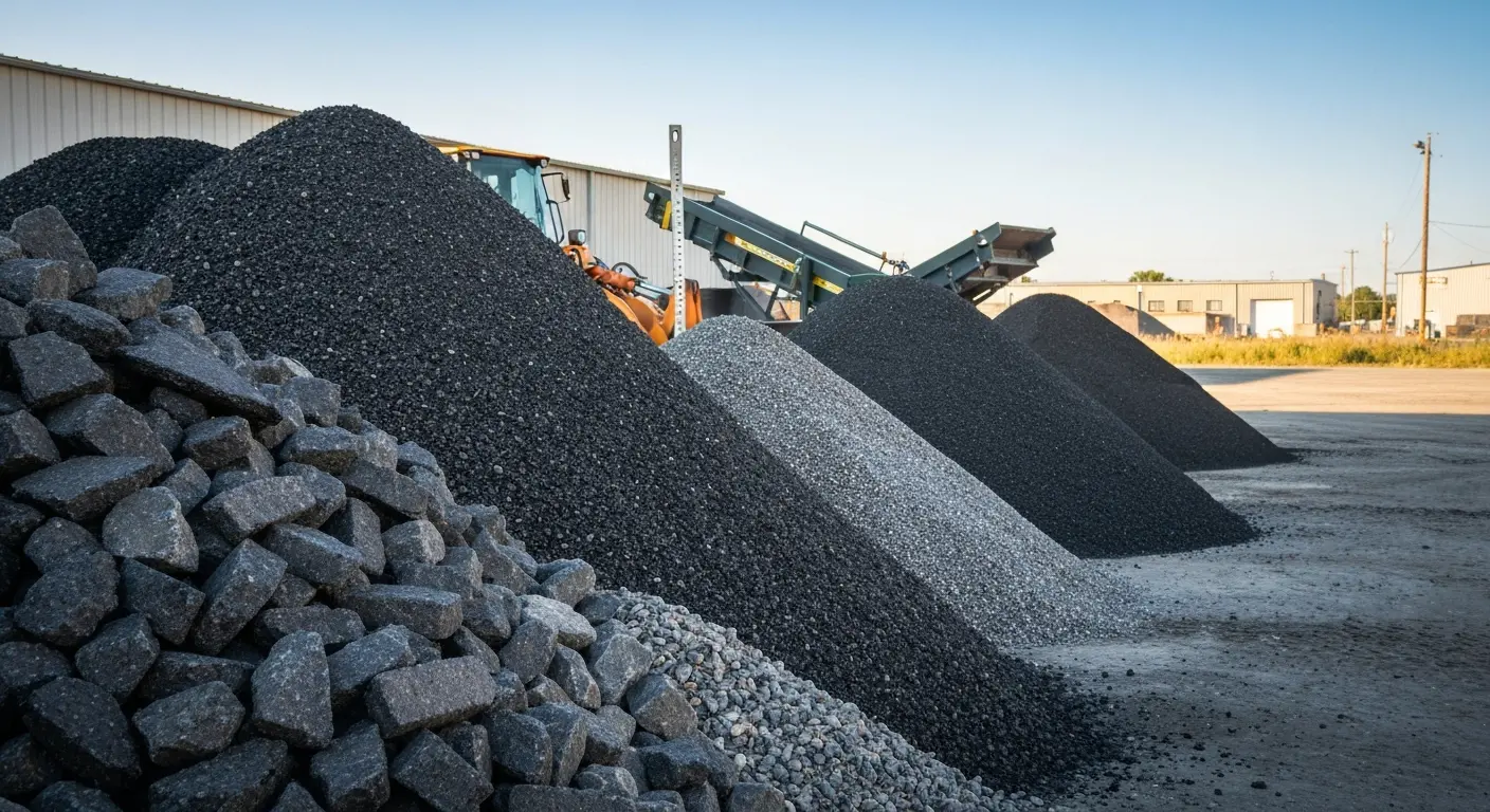 Recycled asphalt material