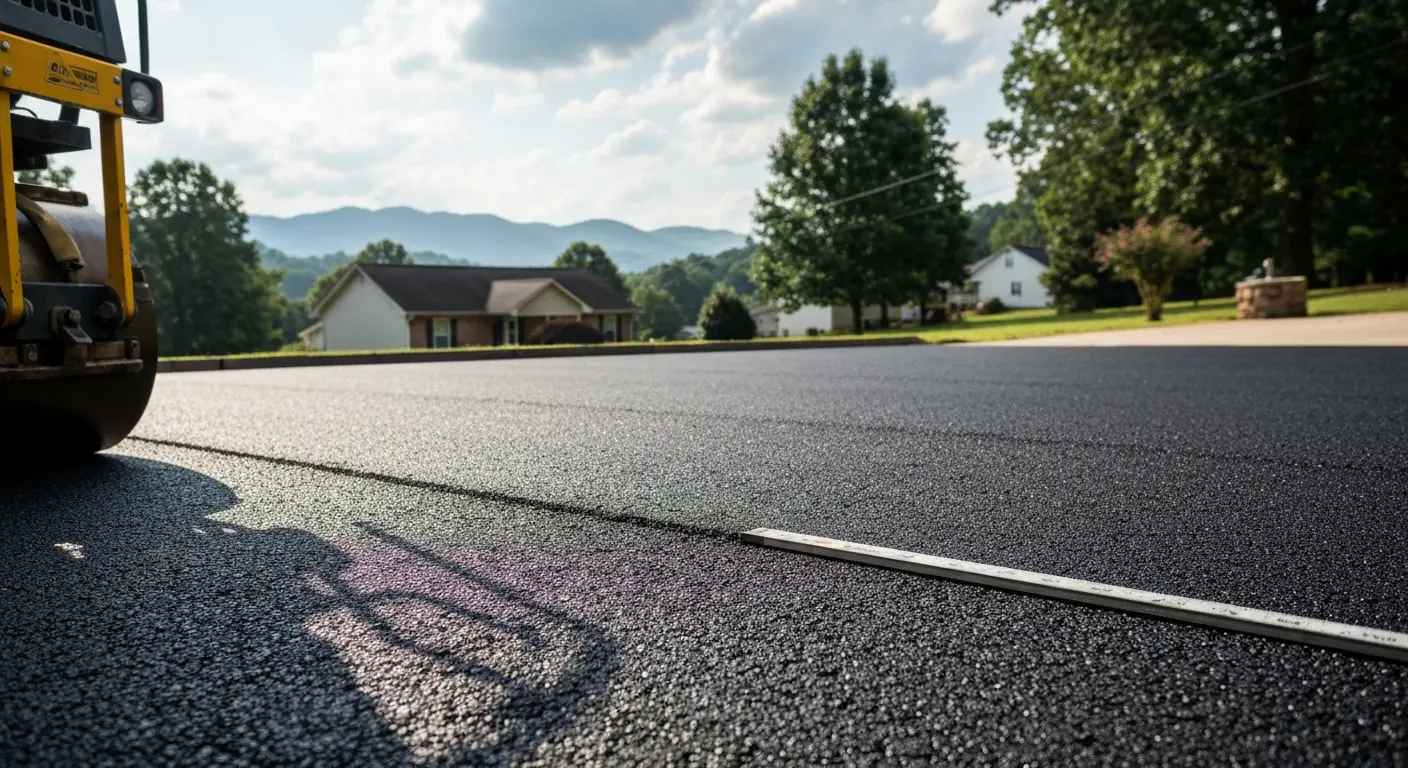 Asphalt paving service