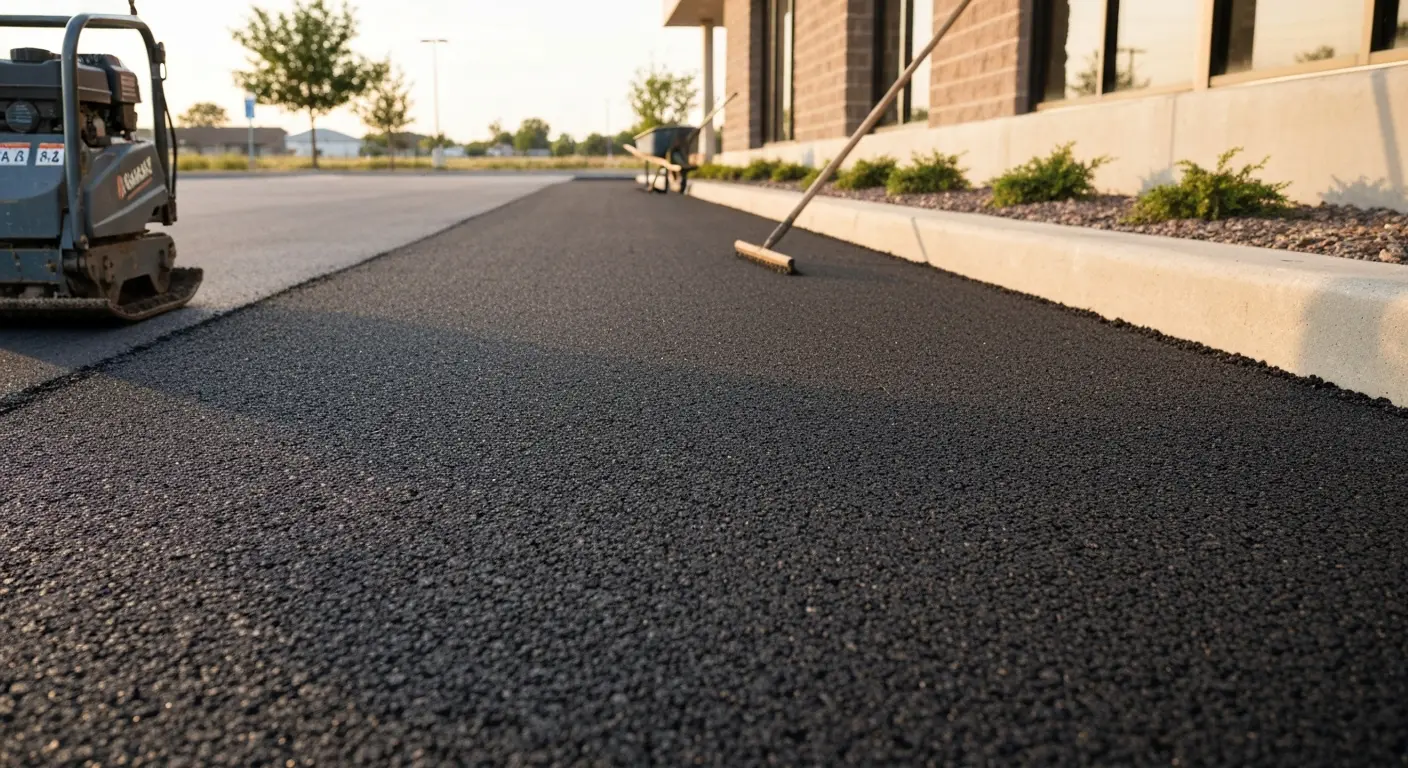 Recycled asphalt installation