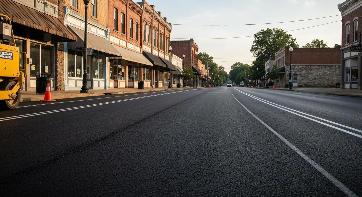 Asphalt paving in South Pittsburg