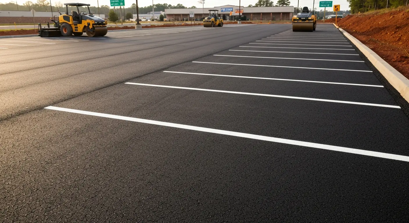 Asphalt paving in Rossville