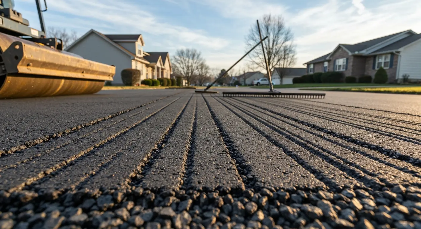 Recycled asphalt and grading