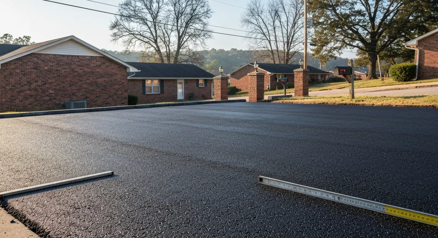 Asphalt paving project