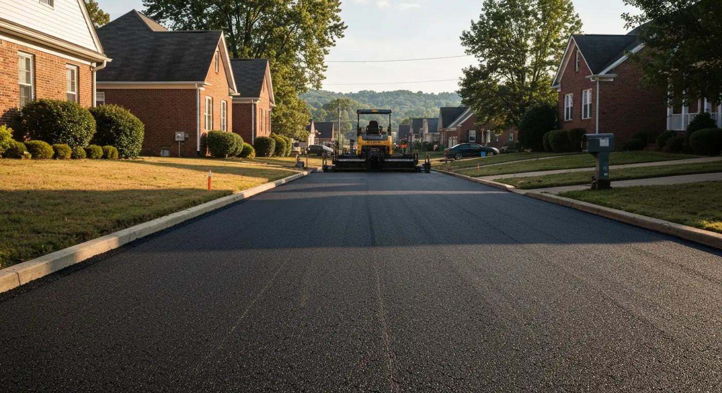 Asphalt paving project