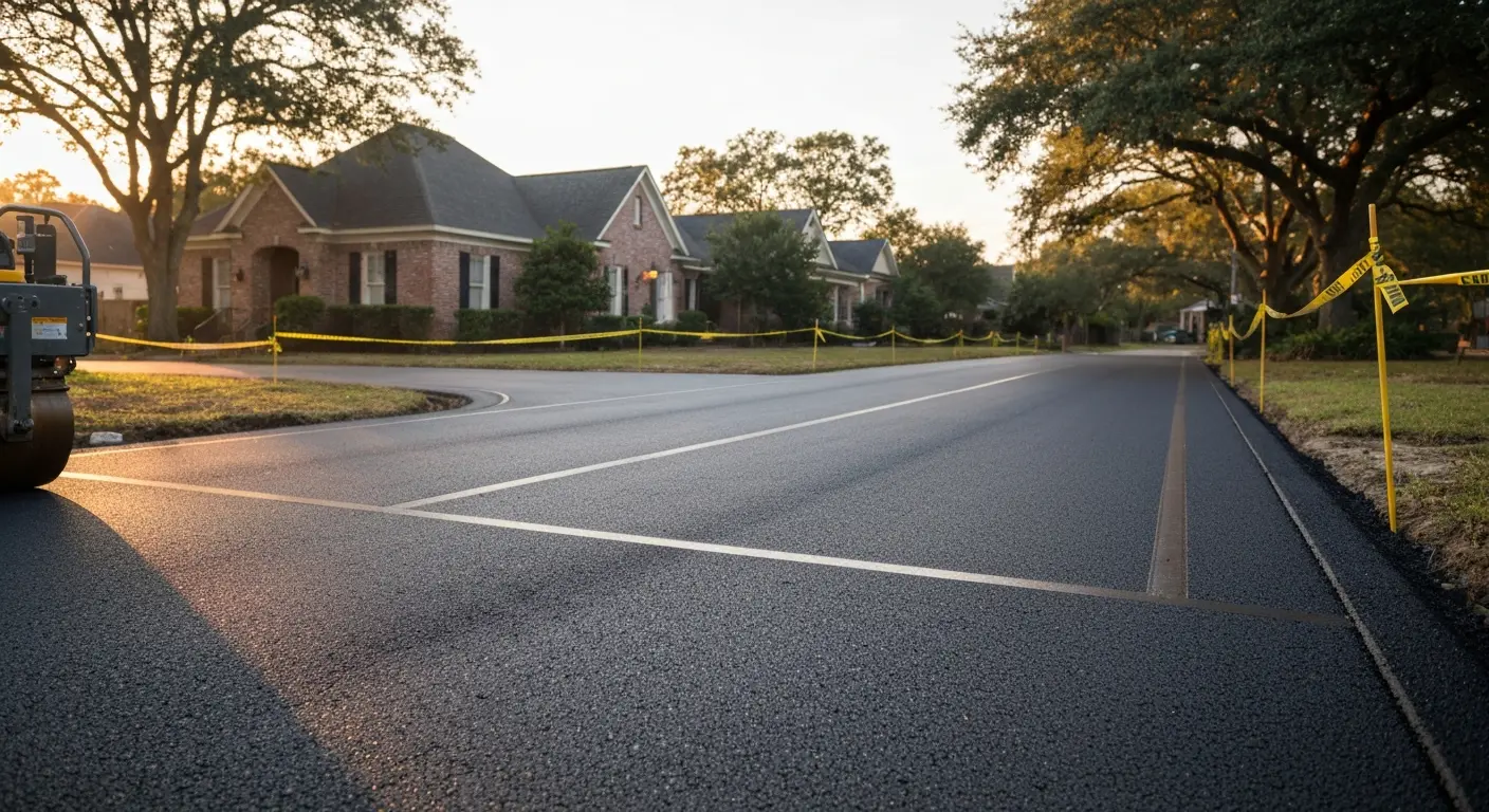 Asphalt paving project