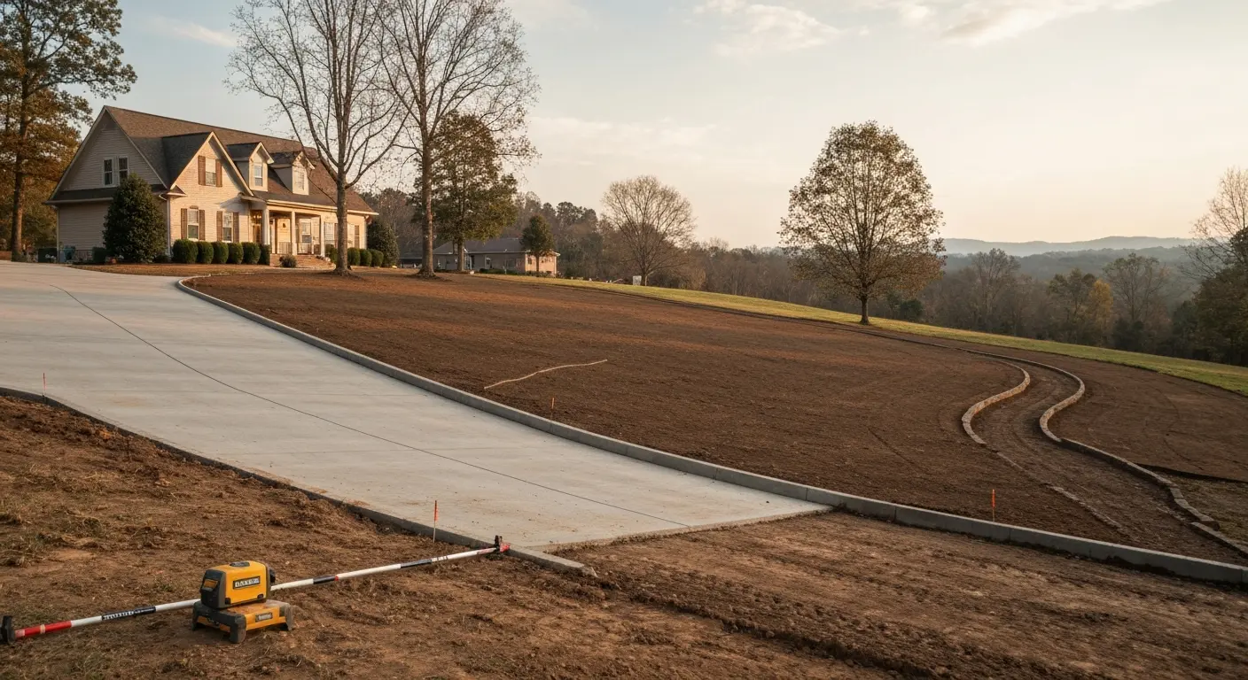 Residential grading project