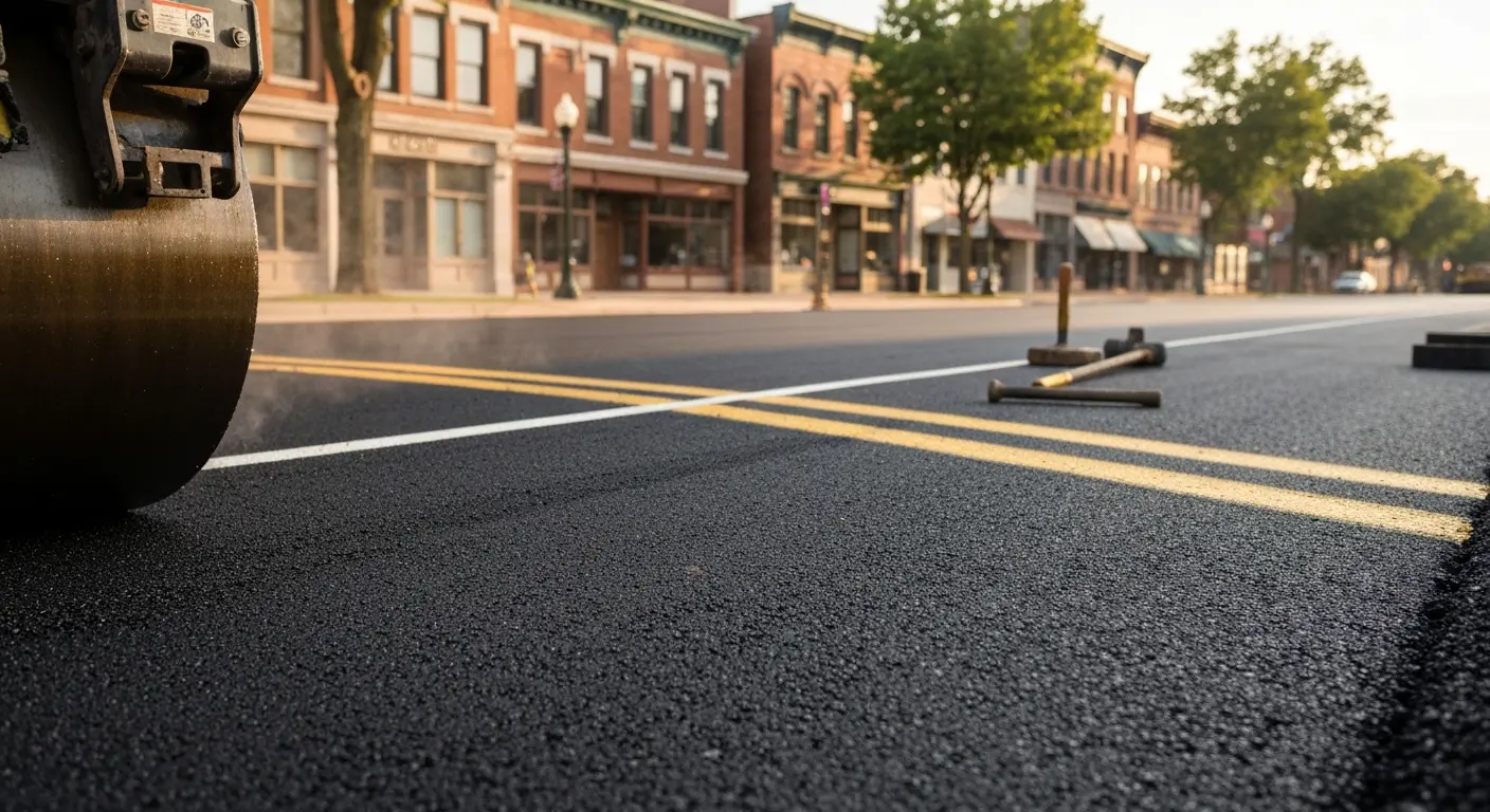 Asphalt paving installation in Jasper