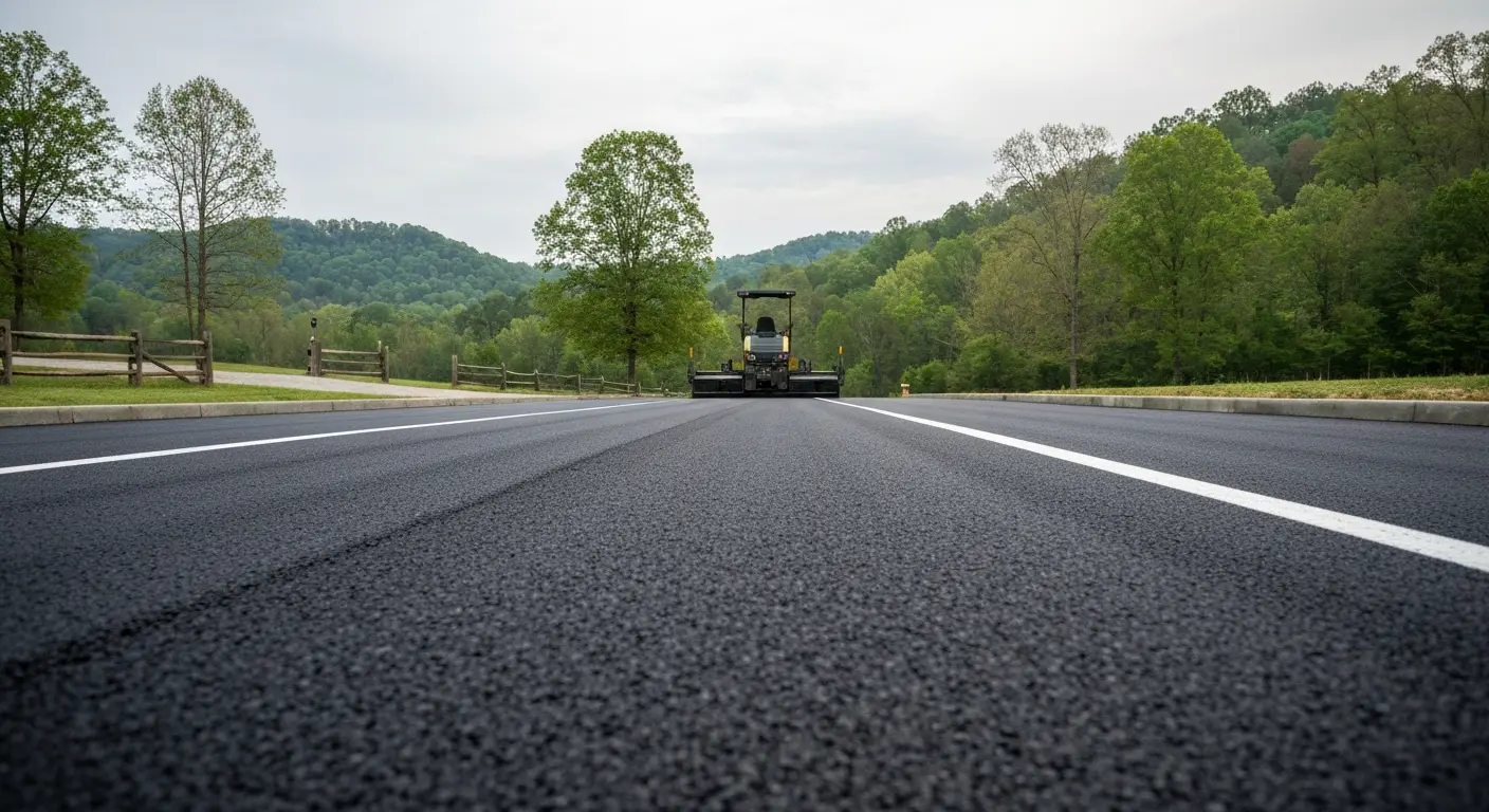 Asphalt paving project