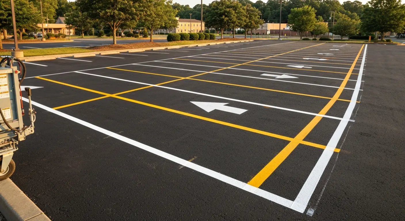 Traffic line painting