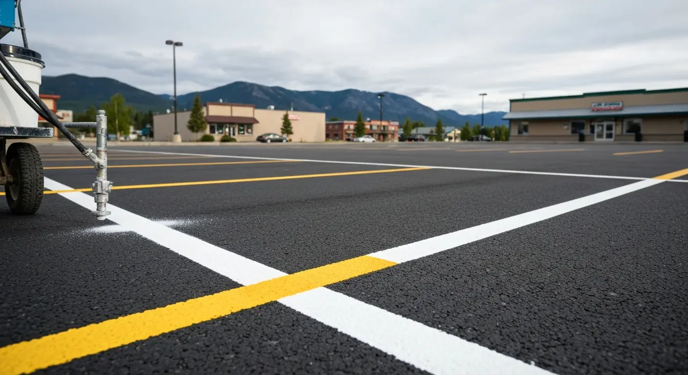 Traffic line painting